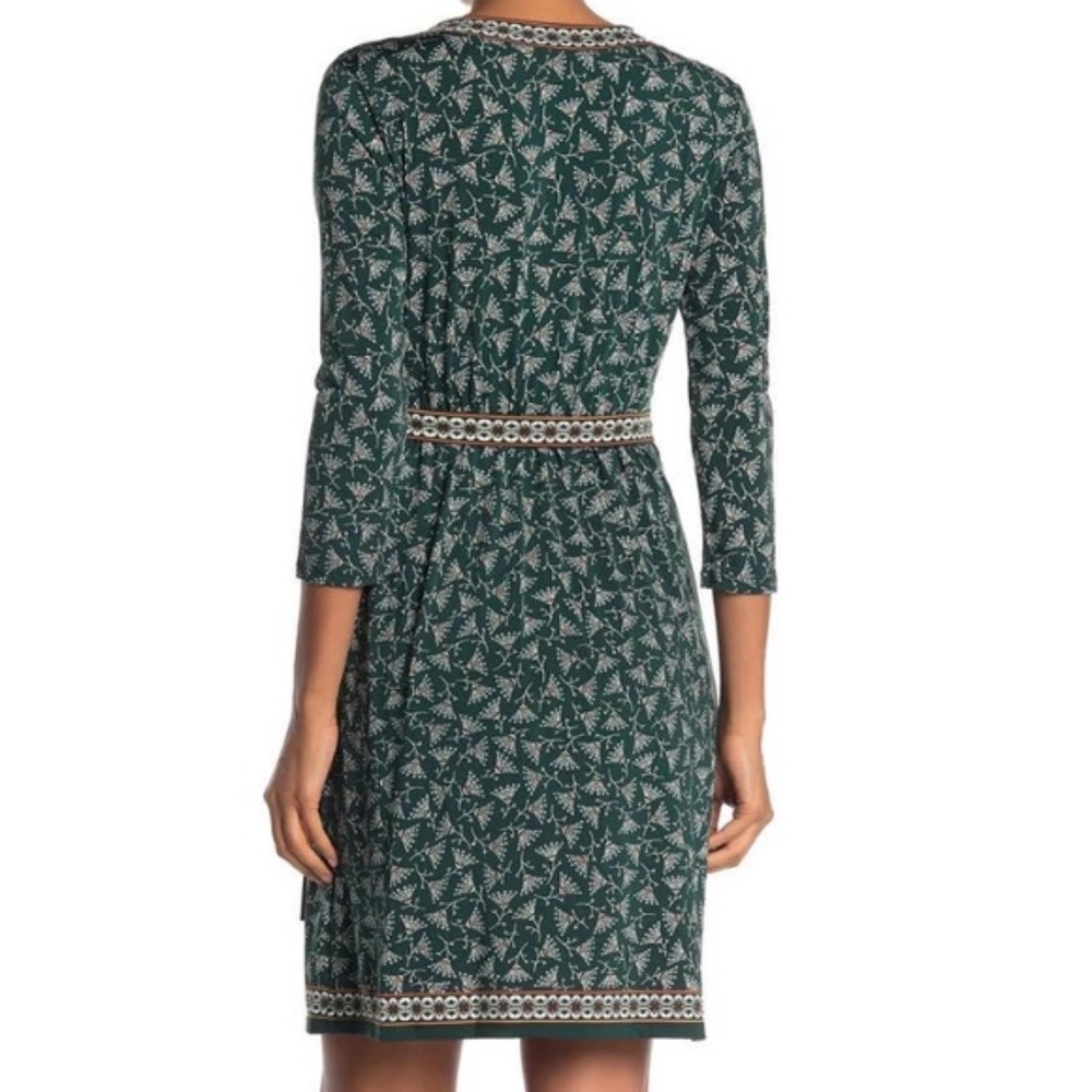 NWT Max Studio Printed 3/4 Sleeve Jersey Dress M - Picture 2 of 7